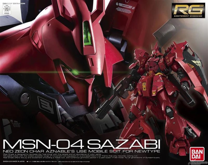 1/144 RG MSN - 04 Sazabi - Hobby Corner Egypt