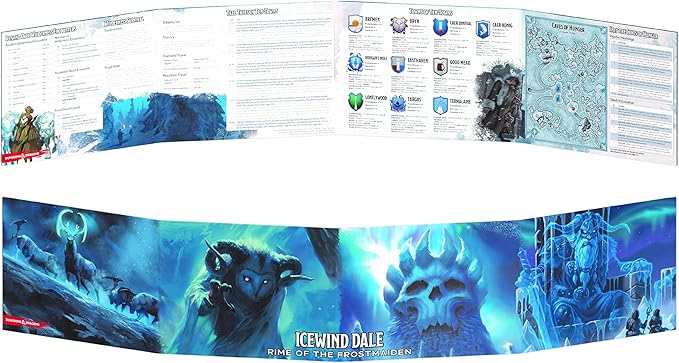 Icewind Dale: Rime of the Frostmaiden - DM Screen