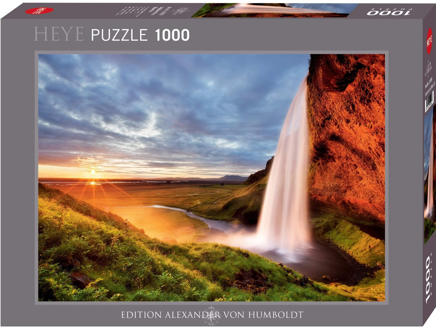 Jigsaw Puzzle: Landscapes: Seljalandsfoss Waterfall (1000 Pieces)