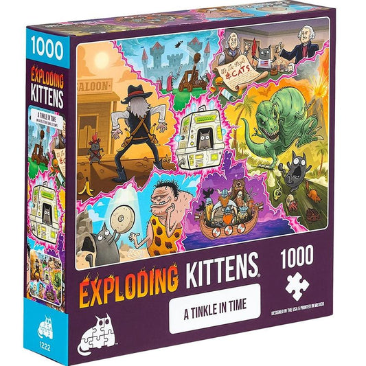 Jigsaw Puzzle: Exploding Kittens - A Tinkle in Time (1000 Pieces)