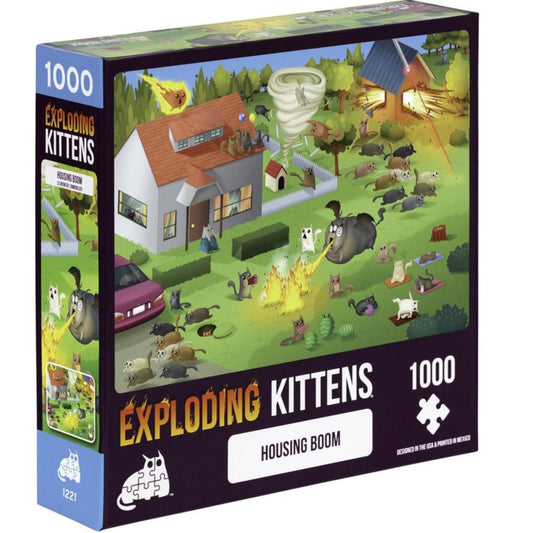 Jigsaw Puzzle: Exploding Kittens - Housing Boom (1000 Pieces)