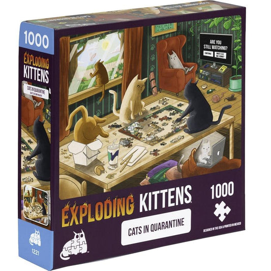 Jigsaw Puzzle: Exploding Kittens - Cats in Quarantine (1000 Pieces)