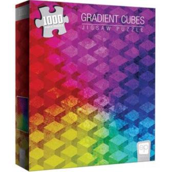 Jigsaw Puzzle: Gradient Cubes (1000 Pieces)