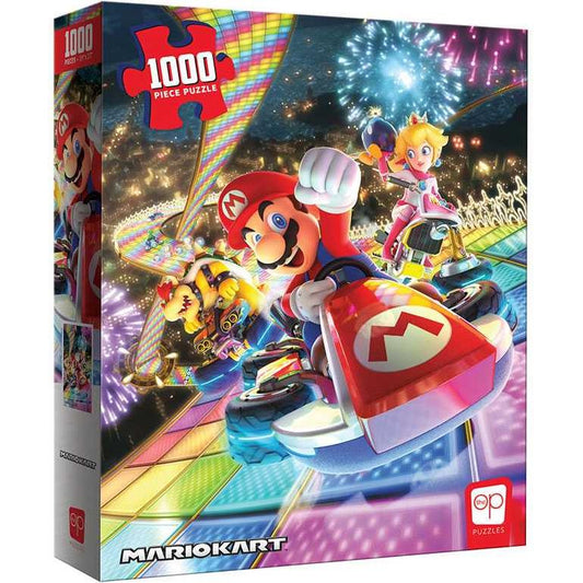 Jigsaw Puzzle: Super Mario - Mario Kart - Rainbow Road (1000 Pieces)