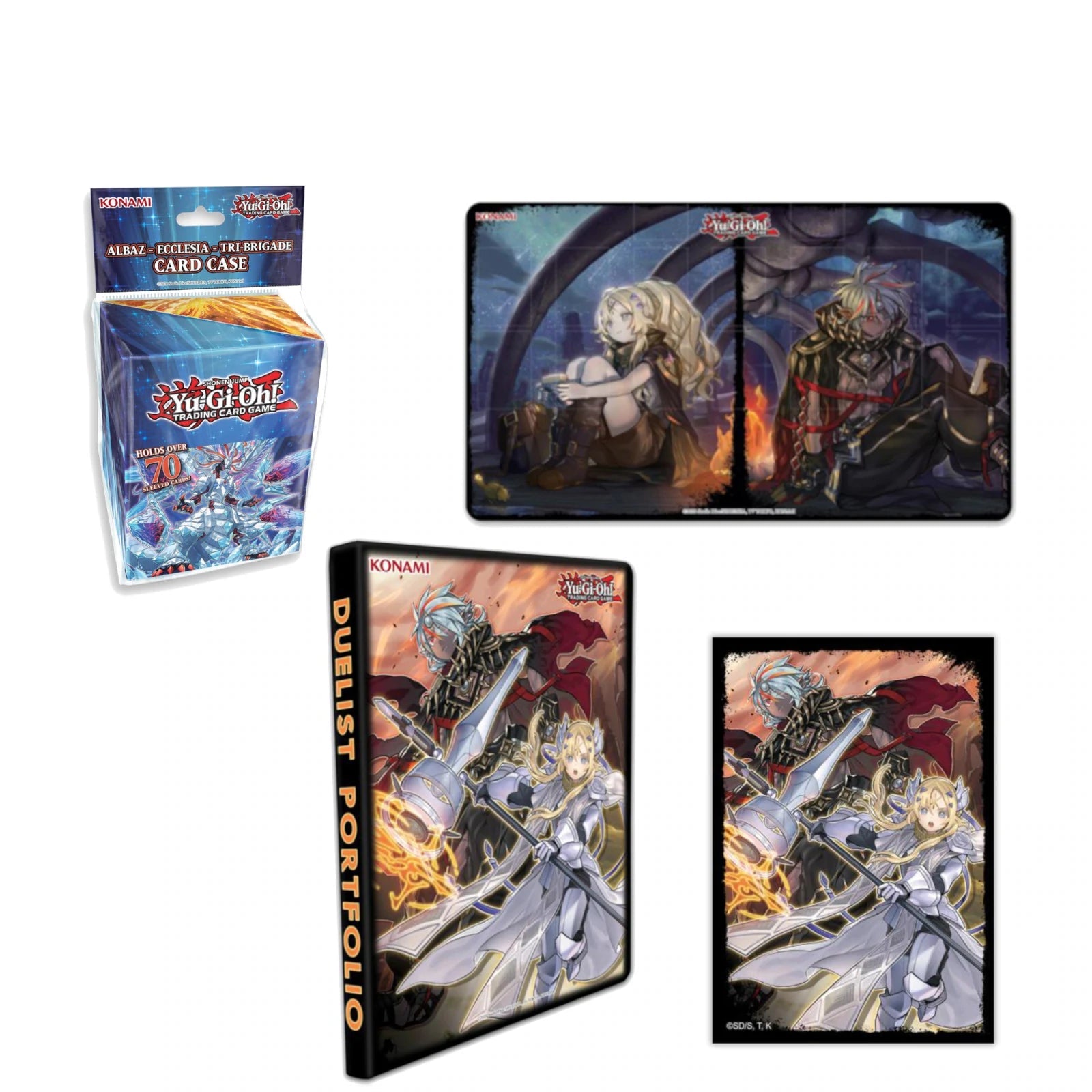 Albaz Ecclesia Tri - Brigade Accessories - Sleeves, Deck Box, Playmat, Portfolio - Hobby Corner Egypt