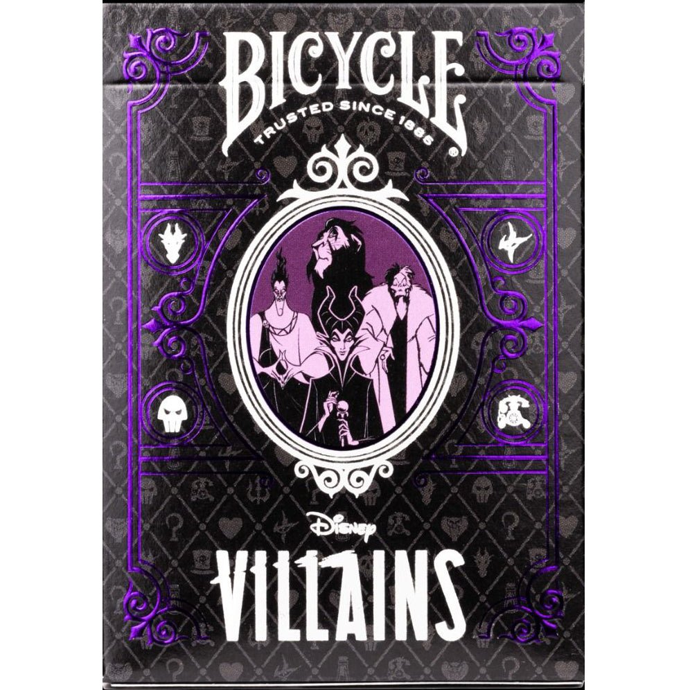 Bicycle Disney Villains - Purple - Hobby Corner Egypt