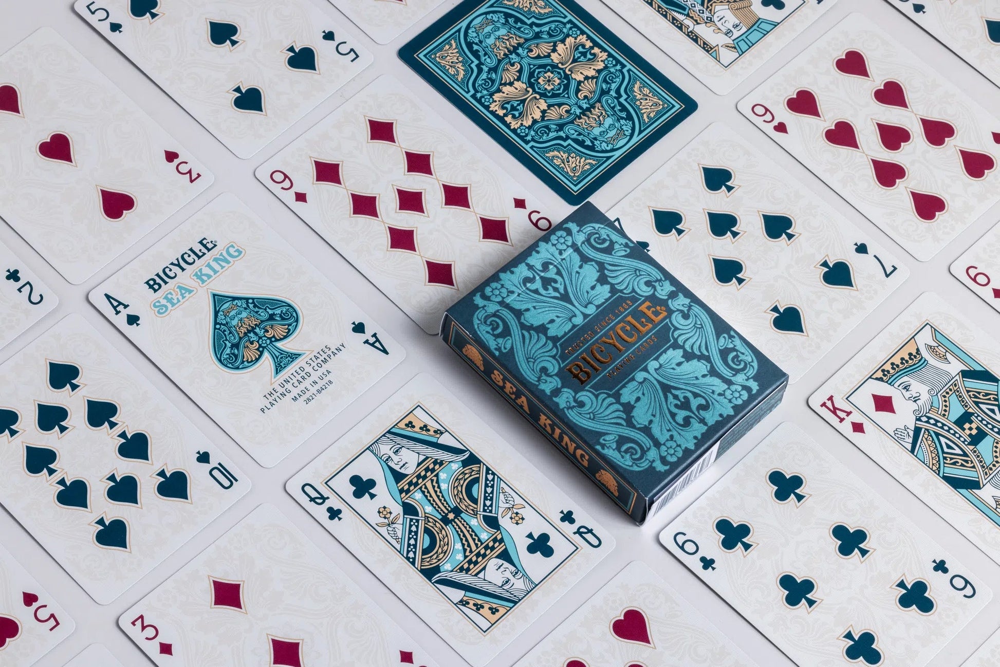 Bicycle Sea King Playing Cards Blue - Hobby Corner Egypt