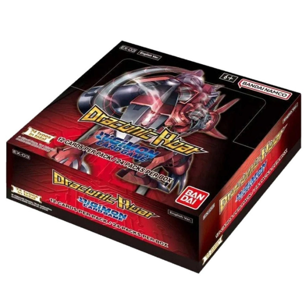 Draconic Roar EX03 - Booster Box (24 Packs) - Hobby Corner Egypt