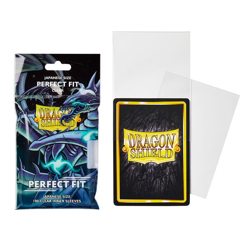 Dragon Shield: Perfect Fit Inner Sleeves Japanese Size (100) - Hobby Corner Egypt