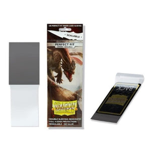 Dragon Shield: Sealable Perfect Fit Inner Sleeves Standard Size - Smoke (100) - Hobby Corner Egypt