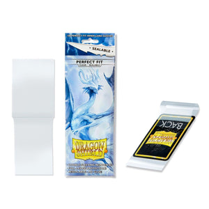 Dragon Shield: Sealable Standard Inner Sleeves - Perfect Fit - Clear (100) - Hobby Corner Egypt