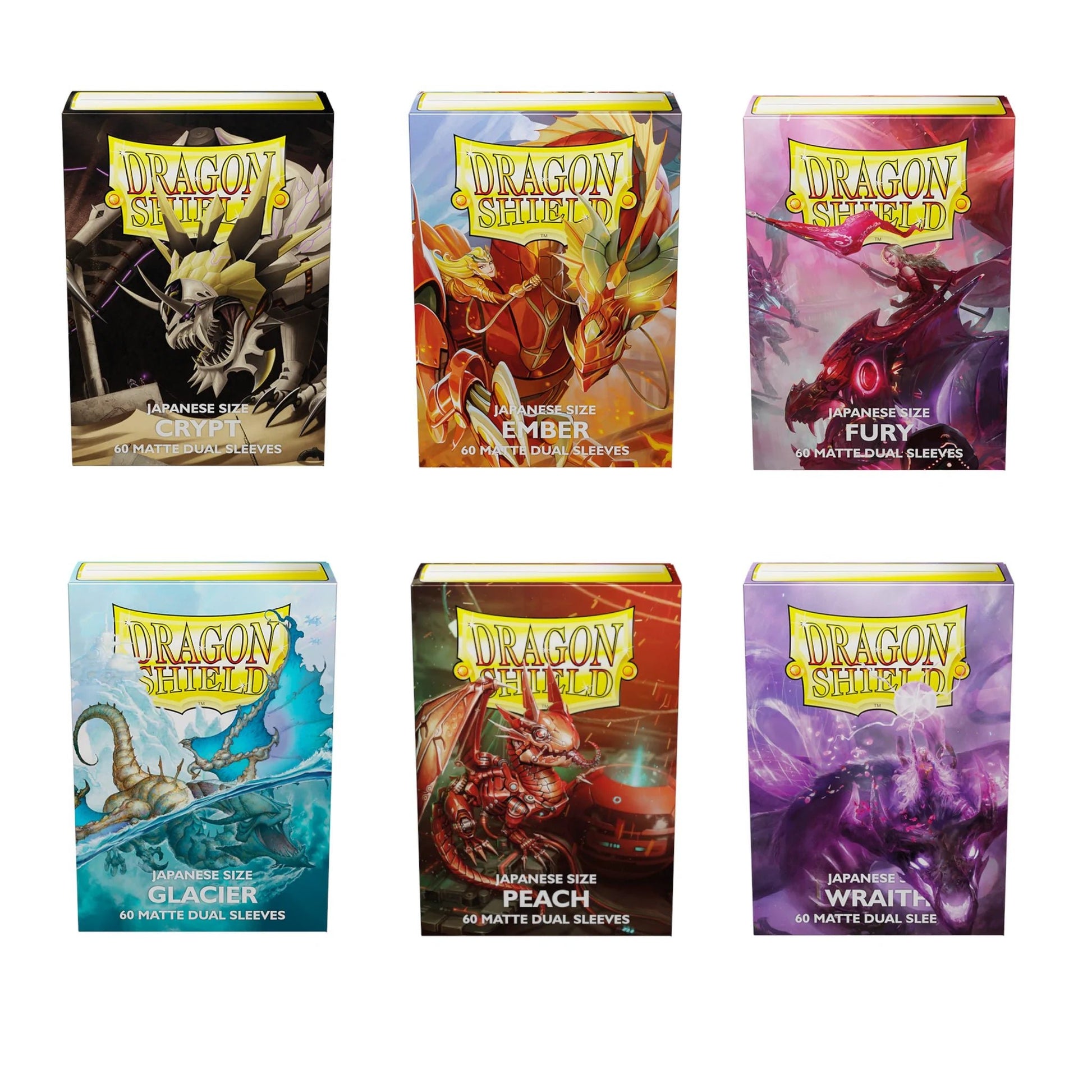 Dragon Shield Small Sleeves - Matte Dual (60) - Hobby Corner Egypt