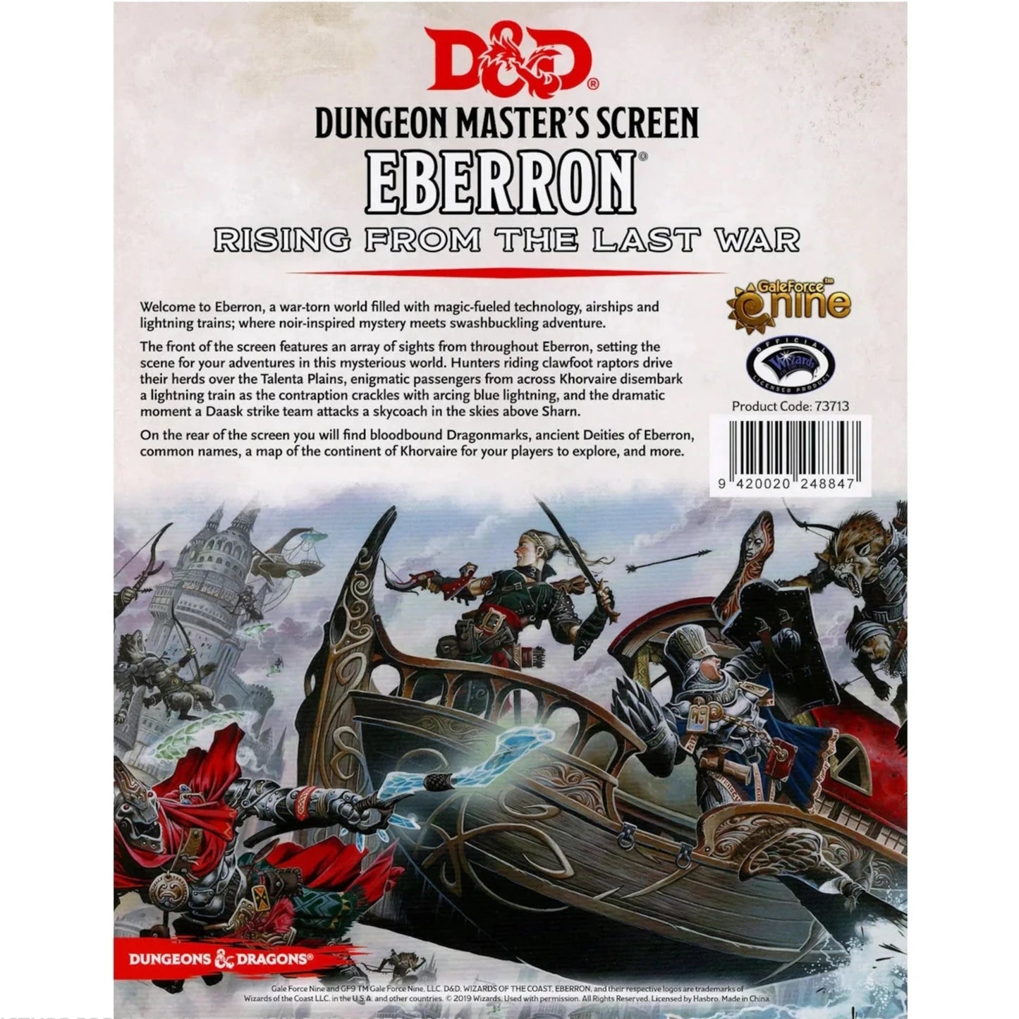 Eberron - DM Screen