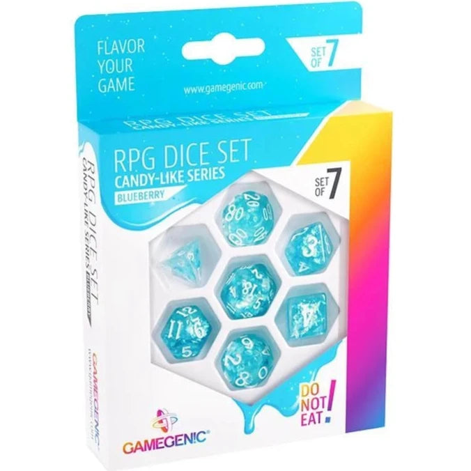 Gamegenic - Candy-Like Series - Blueberry - RPG Dice Set