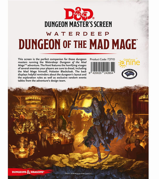 Dungeon of the Mad Mage - DM Screen