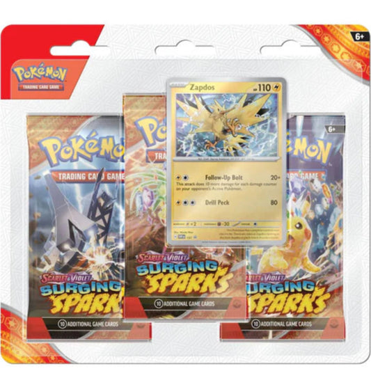 Scarlet & Violet- Surging Sparks - 3-Pack Blister