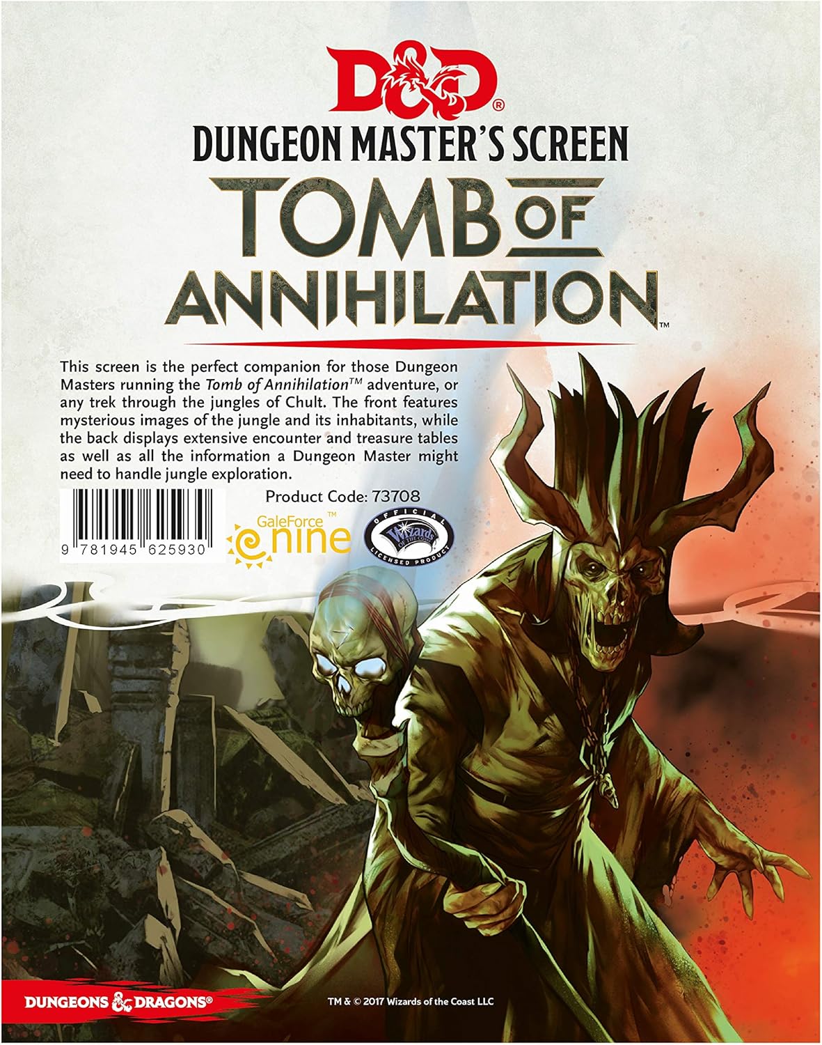 Tomb of Annihilation - DM Screen