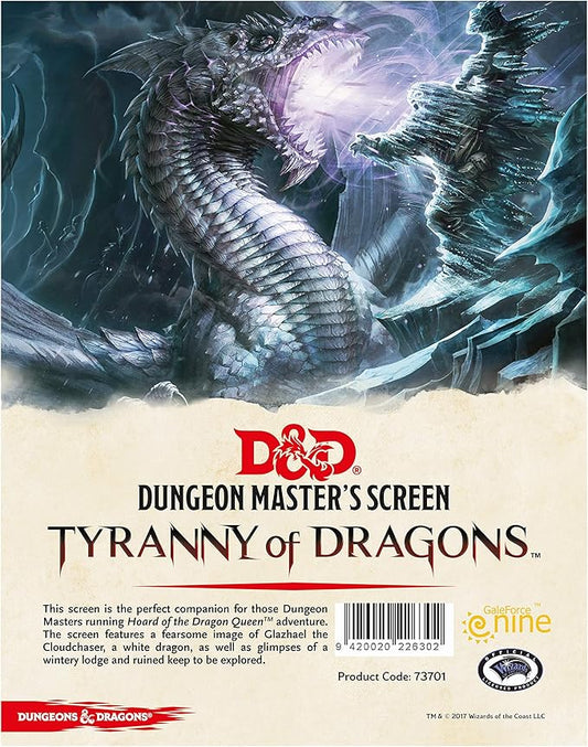 Horde of the Dragon Queen - DM Screen (Tyranny of Dragons)